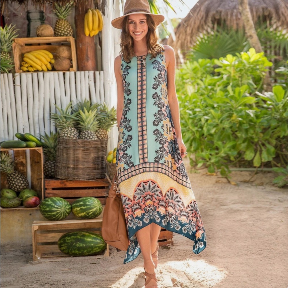 Sundance Floral Maxi Dress Enchanted Island